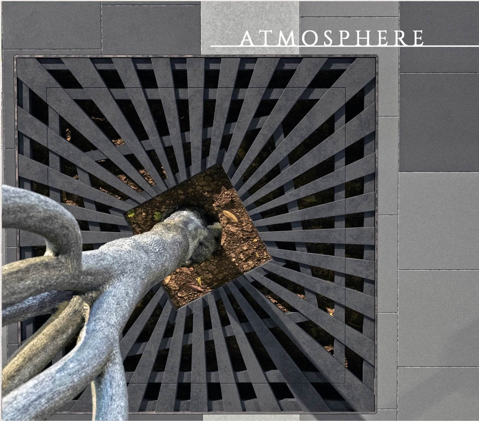 Приствольная решетка для дерева ZKING ATMOSPHERE 1.2х1.2м Черная в Ижевске фото