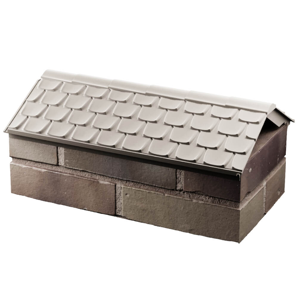 Парапет Zking Эльбрус Бежевый с посадкой на 1 кирпич (255мм) в Ижевске фото