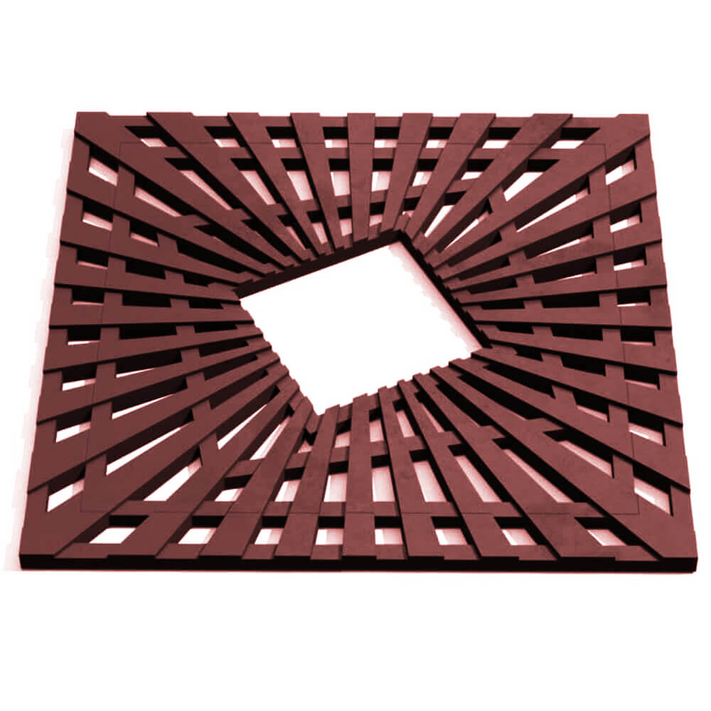 Приствольная решетка для дерева ZKING ATMOSPHERE 1.2х1.2м Коричневая Ижевск фото