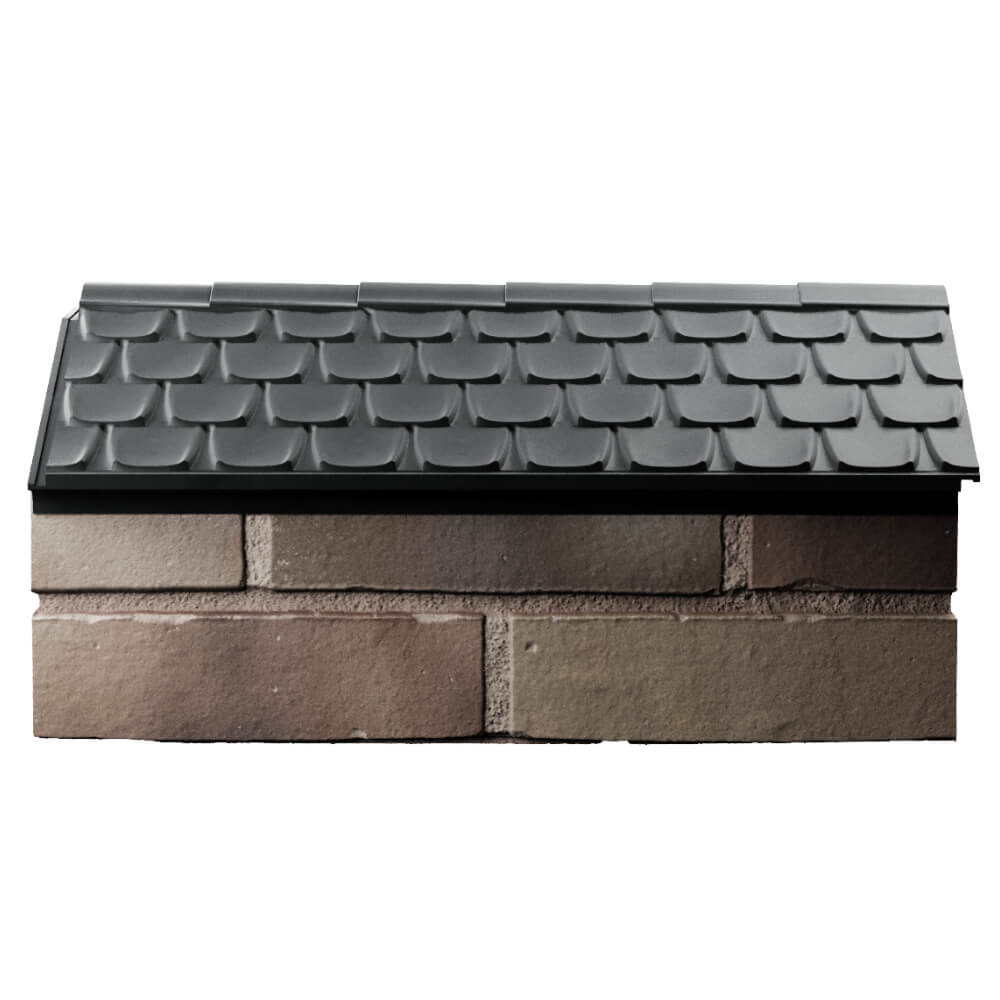 Парапет Zking Эльбрус Серый с посадкой на 1 кирпич (255мм) в Ижевске фото