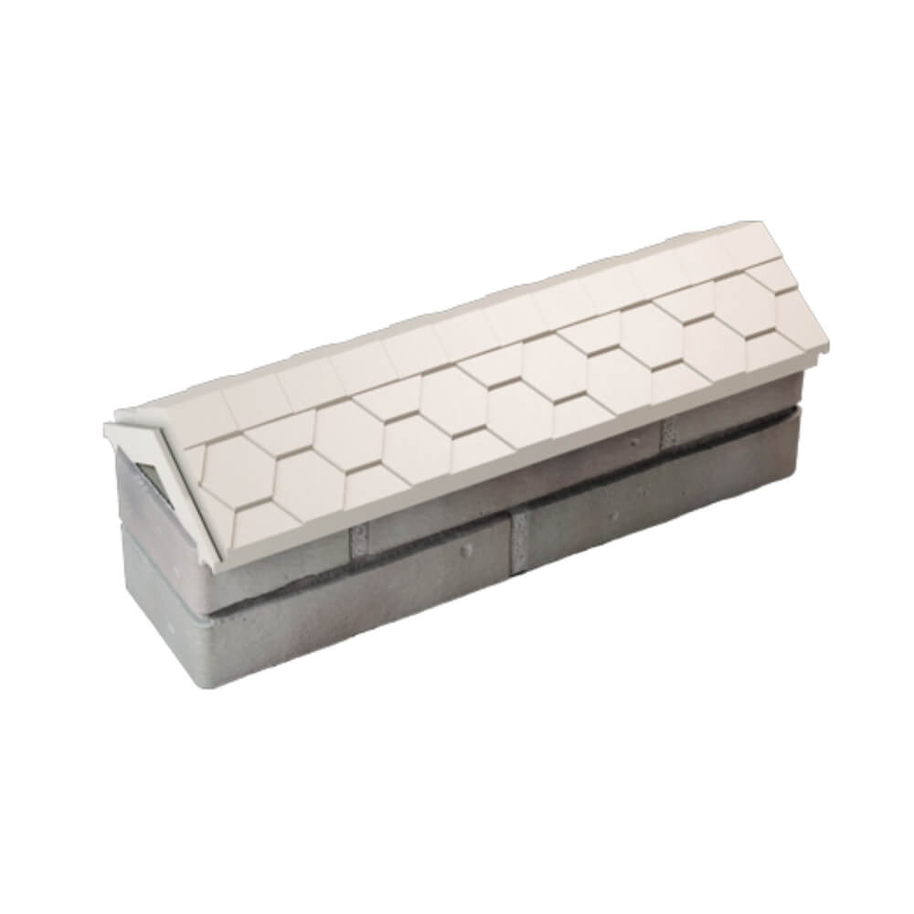 Парапет Zking Эверест Бежевый с посадкой на 0.5 кирпича (130мм) в Ижевске фото