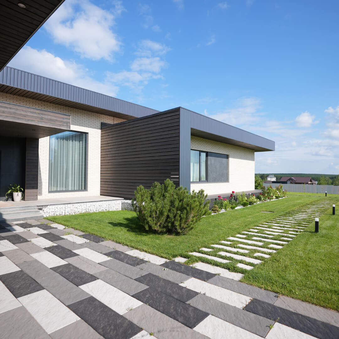 Шаговая плита STONE Светлая Галька 990х330х55мм в Ижевске фото