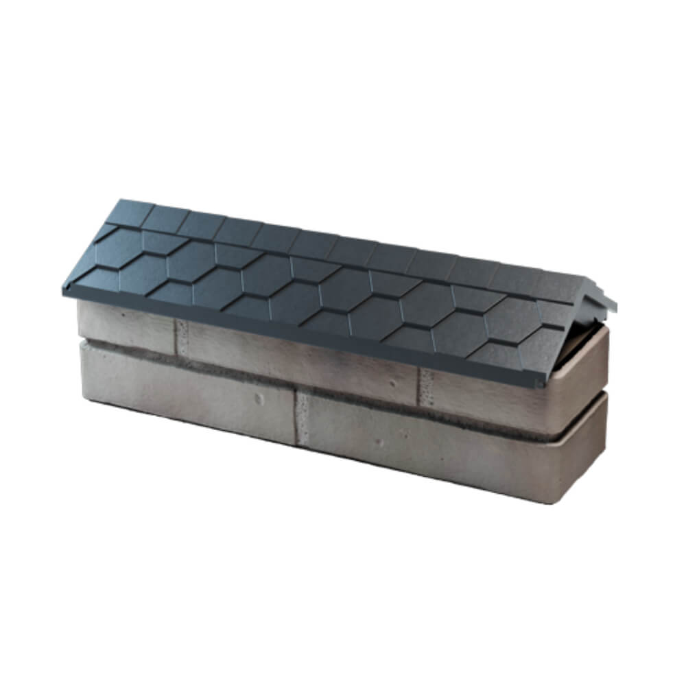 Парапет Zking Эверест Серый с посадкой на 0.5 кирпича (130мм) в Ижевске фото