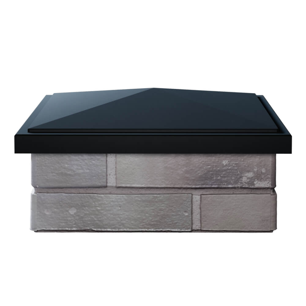 Колпак Zking БонаМоно Черный на столб 1.5х1.5 кирпича (385х385, 400х400мм) Ижевск фото