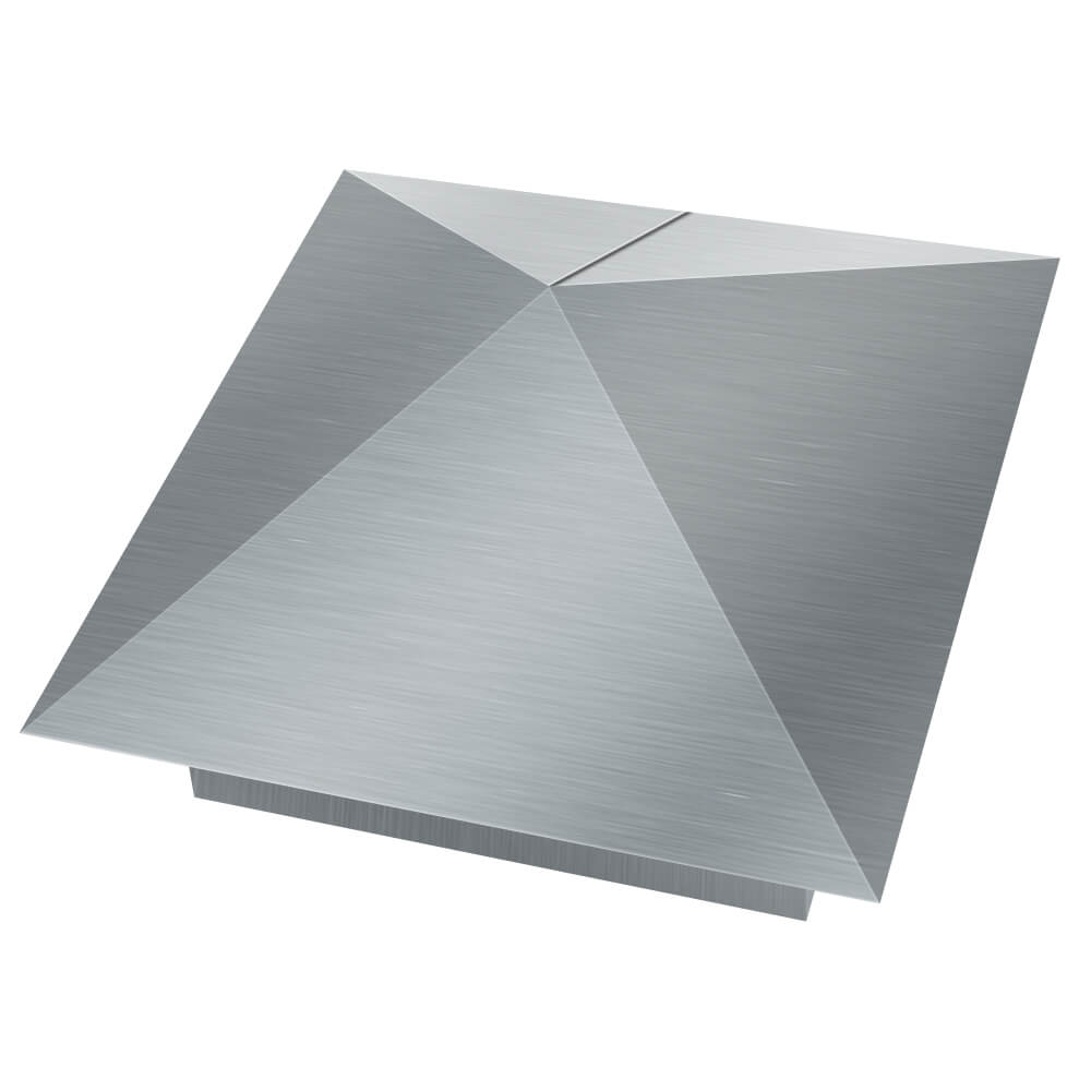 Колпак металлический 380х380мм оцинкованный заборный Ижевск фото