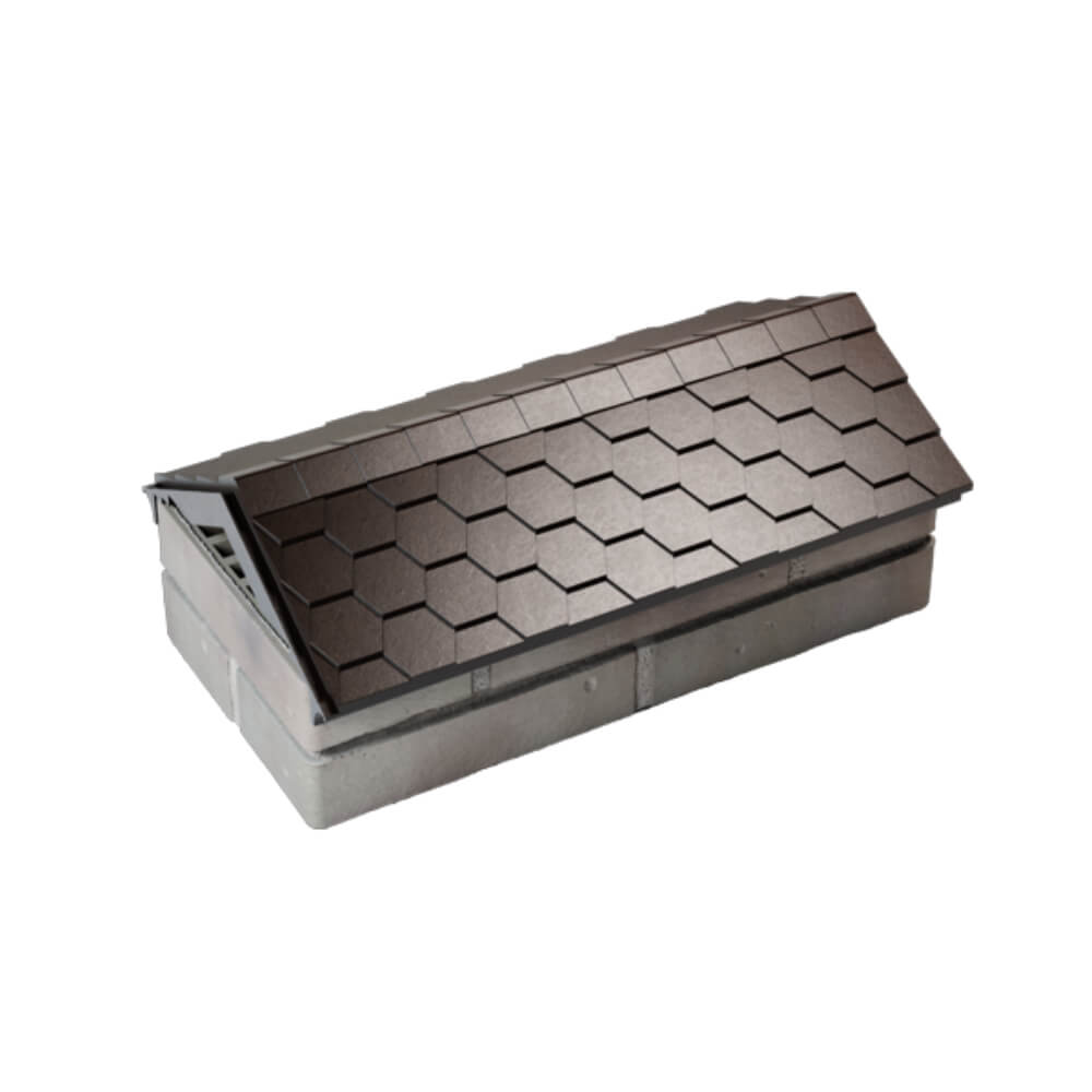 Парапет Zking Эверест Коричневый с посадкой на 1 кирпич (200/225/255мм) в Ижевске фото