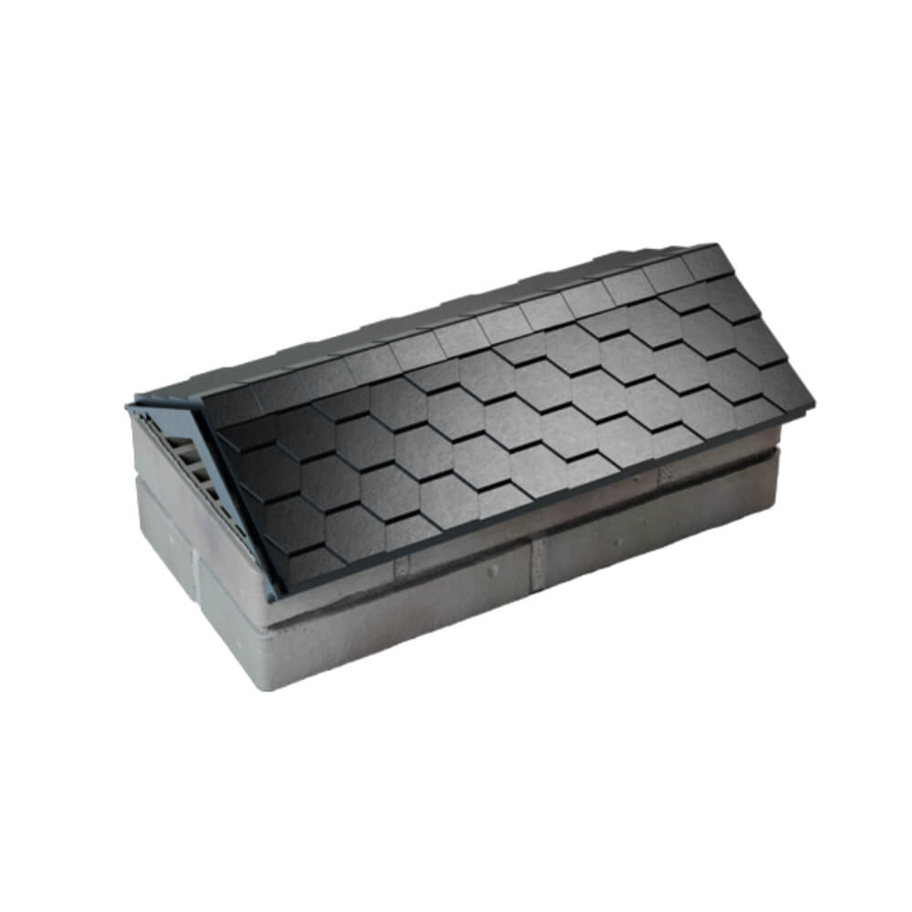 Парапет Zking Эверест Черный с посадкой на 1 кирпич (200/225/255мм) в Ижевске фото