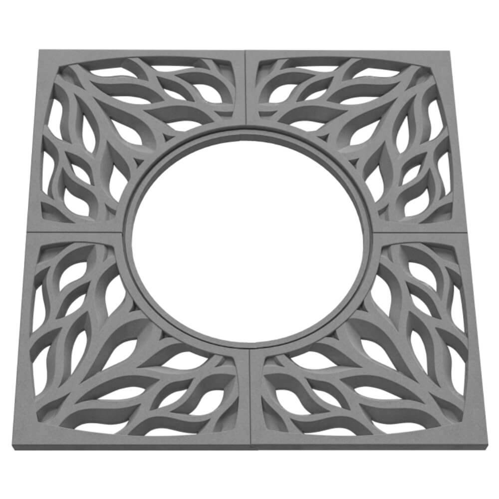 Приствольная решетка для дерева ZKING CRUST 1.2х1.2м Серая в Ижевске фото