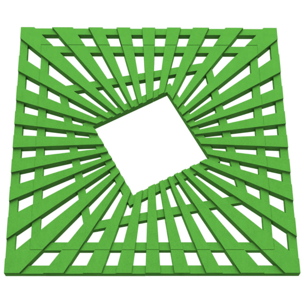 Приствольная решетка для дерева ZKING ATMOSPHERE 1.2х1.2м Зеленая в Ижевске фото