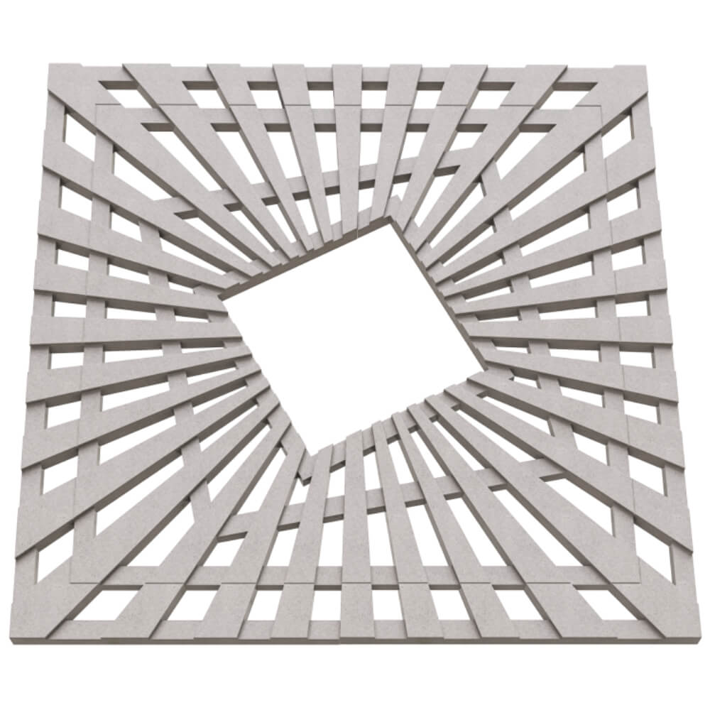 Приствольная решетка для дерева ZKING ATMOSPHERE 1.2х1.2м Бежевая в Ижевске фото