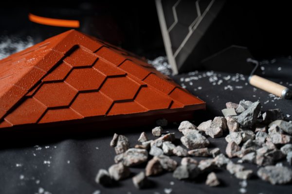 Колпак Zking Эверест Красный на столб 1.5х1.5 кирпича (390х390мм) в Ижевске фото