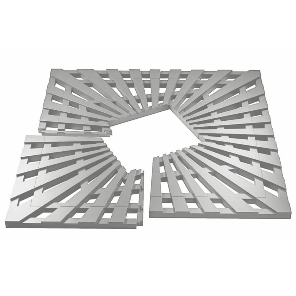 Приствольная решетка для дерева ZKING ATMOSPHERE 1.2х1.2м Бежевая в Ижевске фото