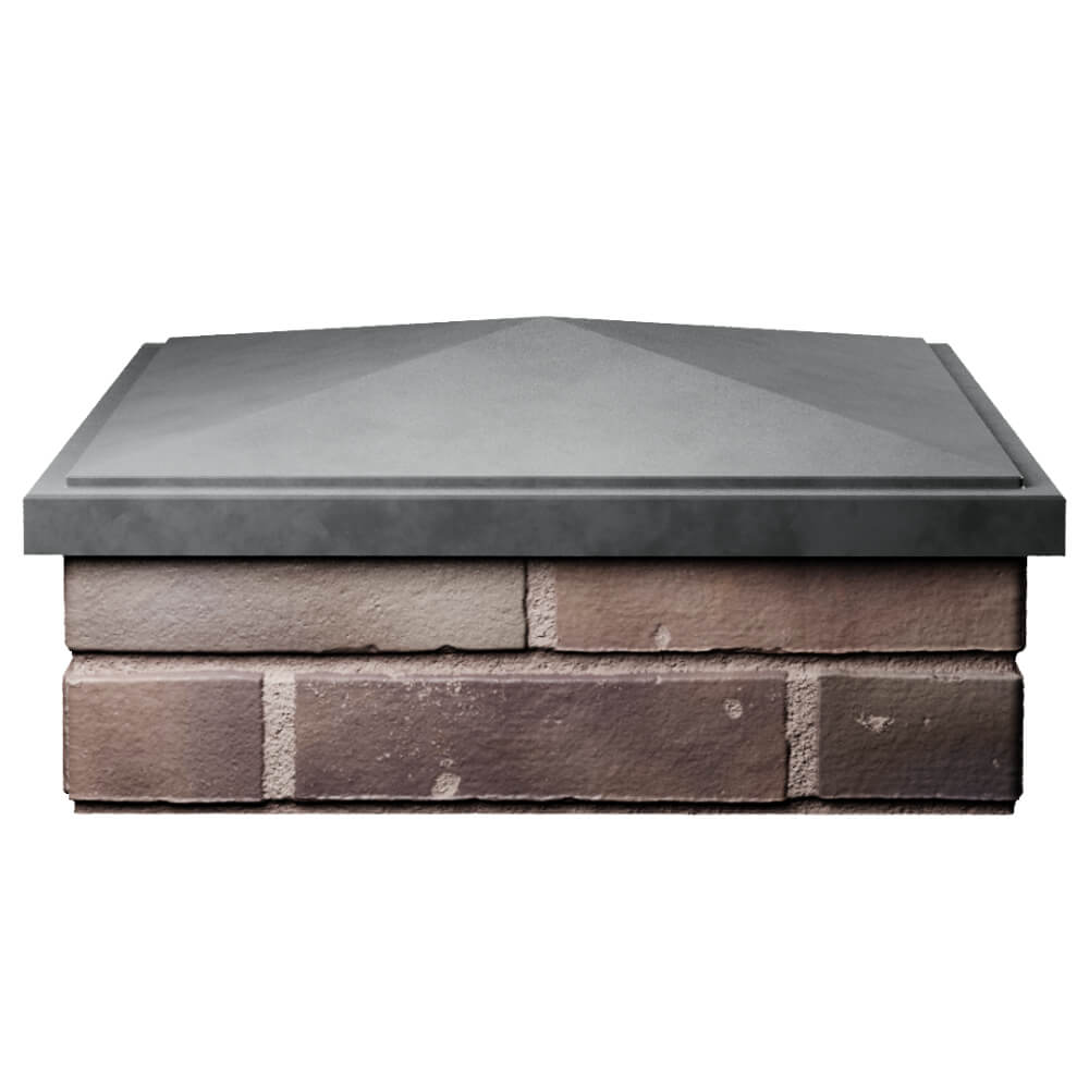 Колпак Zking БонаМоно Серый на столб 2х2 кирпича (515х515, 530х530мм) Ижевск фото