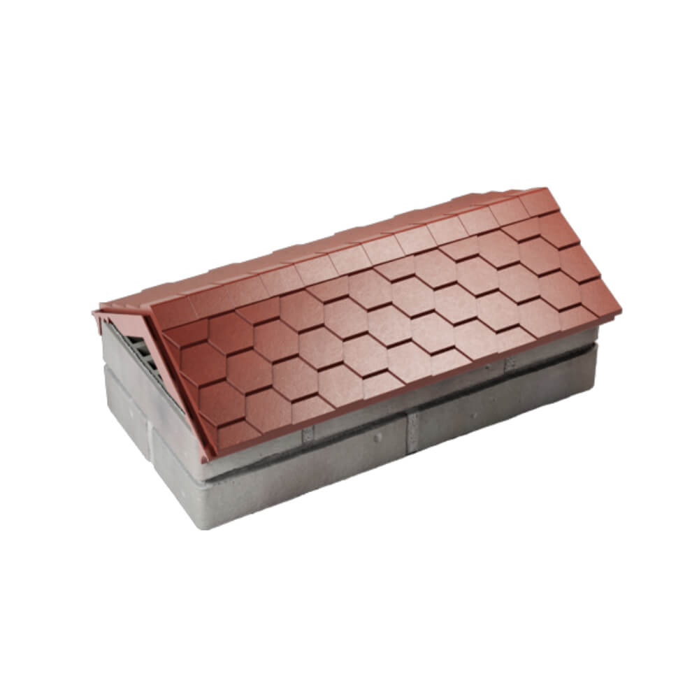 Парапет Zking Эверест Красный с посадкой на 1 кирпич (200/225/255мм) в Ижевске фото