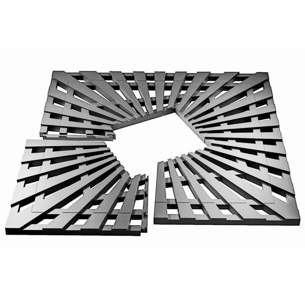 Приствольная решетка для дерева ZKING ATMOSPHERE 1.2х1.2м Серая в Ижевске фото