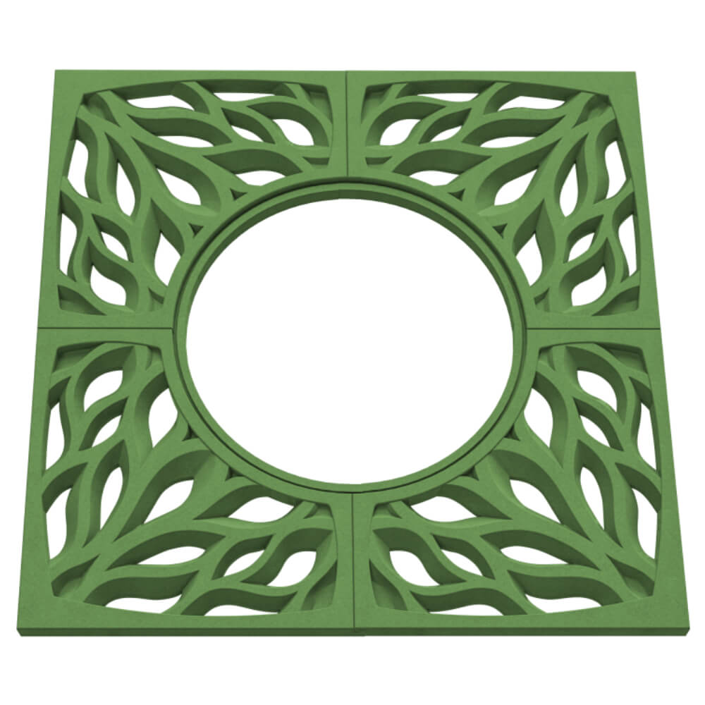 Приствольная решетка для дерева ZKING CRUST 1.2х1.2м Зеленая в Ижевске фото