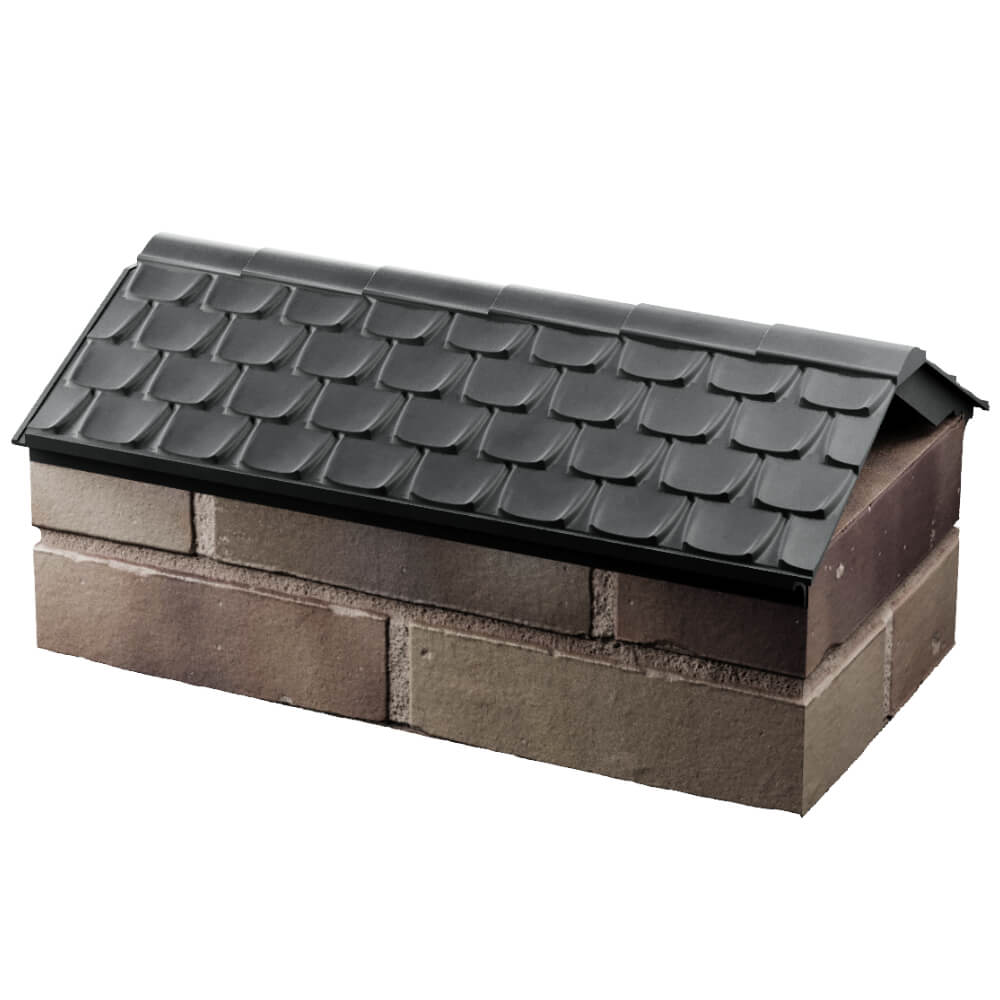 Парапет Zking Эльбрус Серый с посадкой на 1 кирпич (255мм) в Ижевске фото