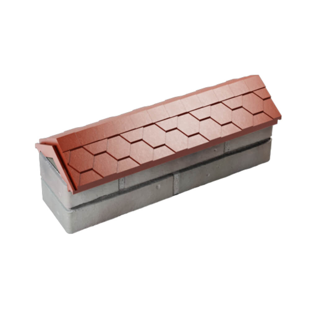 Парапет Zking Эверест Красный с посадкой на 0.5 кирпича (130мм) в Ижевске фото