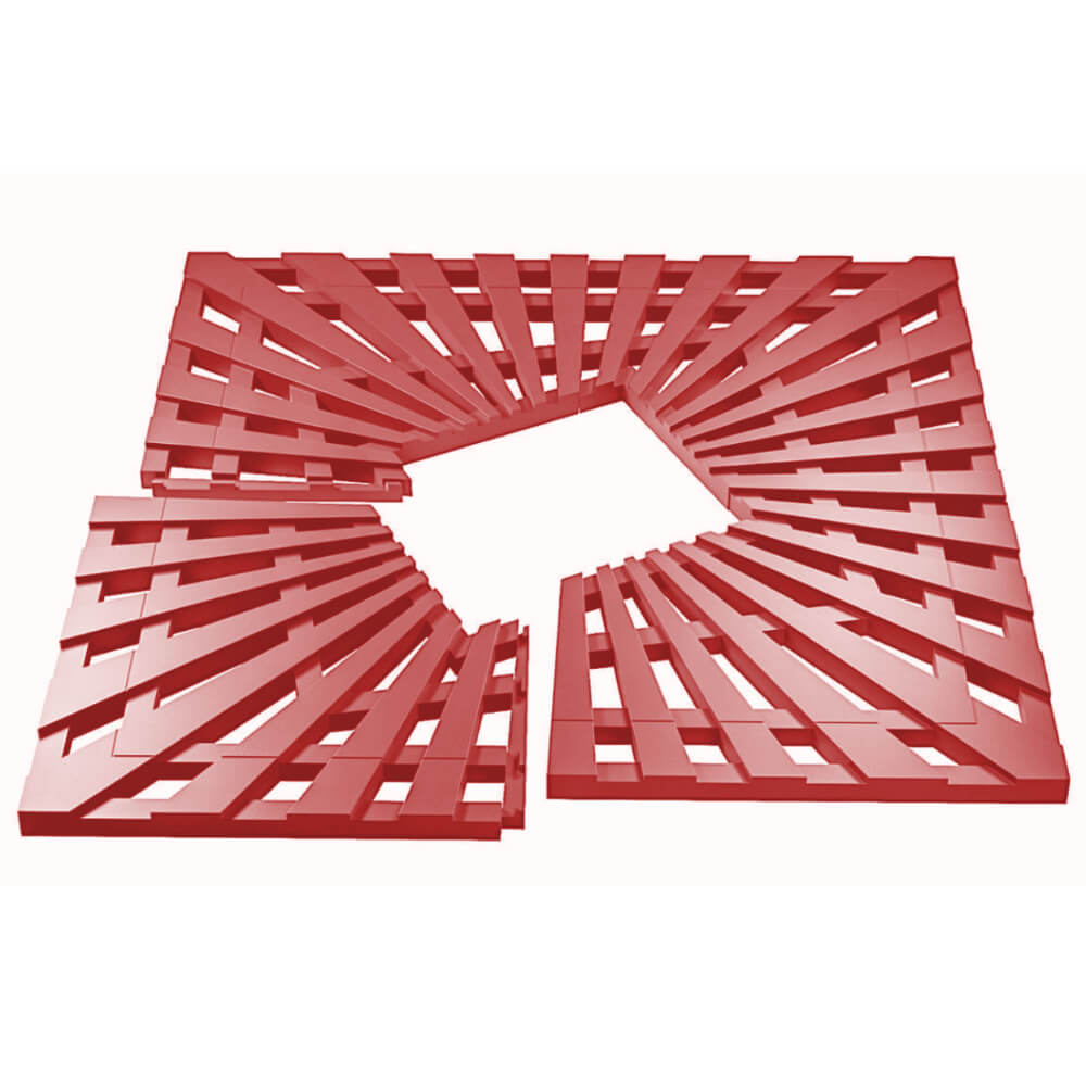 Приствольная решетка для дерева ZKING ATMOSPHERE 1.2х1.2м Красная в Ижевске фото