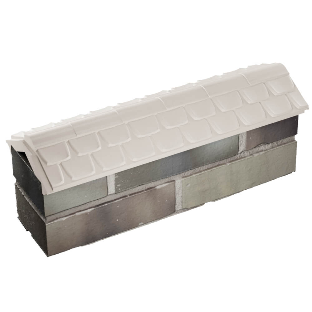 Парапет Zking Эльбрус Бежевый с посадкой на 0.5 кирпича (130мм) в Ижевске фото