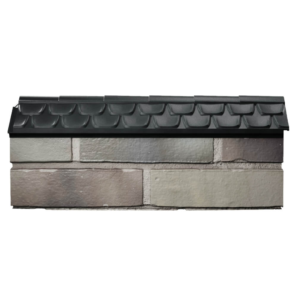 Парапет Zking Эльбрус Черный с посадкой на 0.5 кирпича (130мм) в Ижевске фото