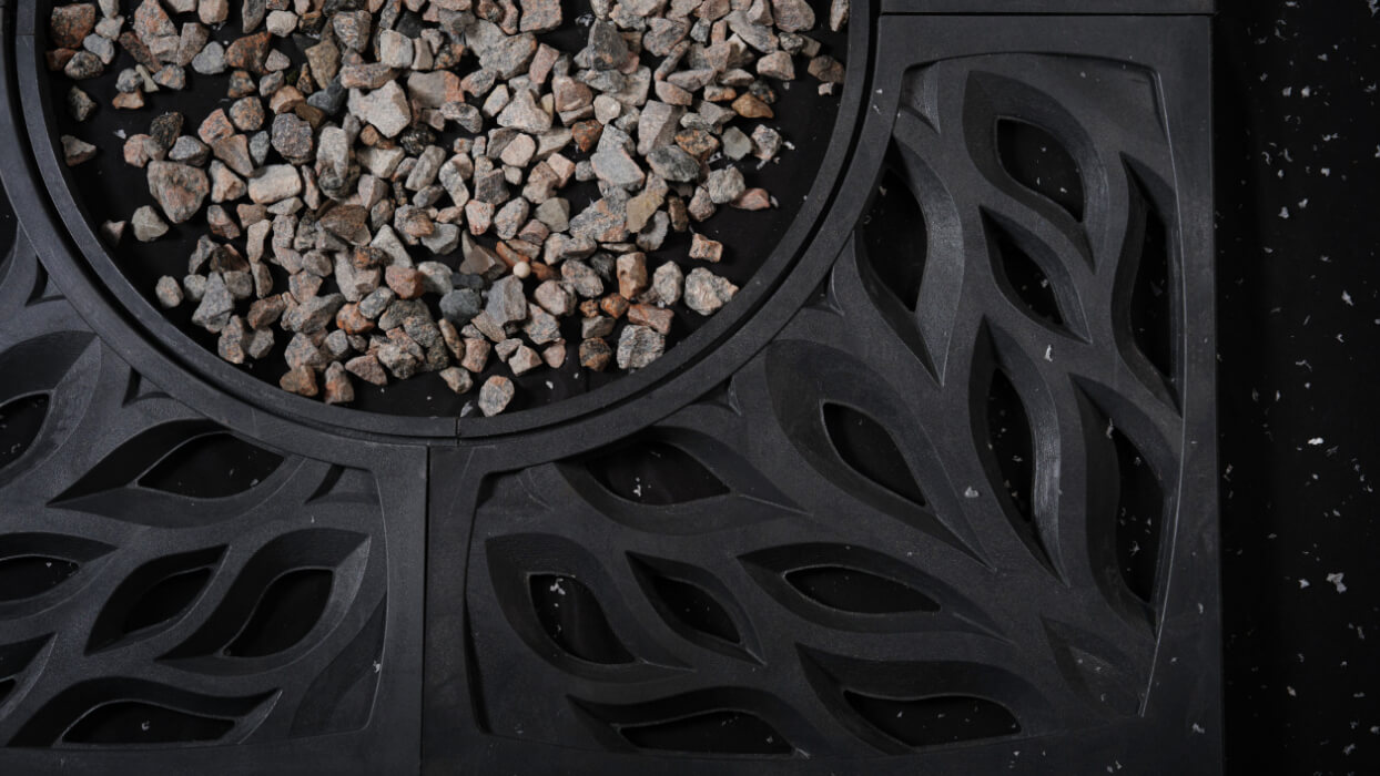 Приствольная решетка для дерева ZKING CRUST 1.2х1.2м Черная в Ижевске фото